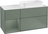 Villeroy & Boch Waschtischunterschrank Finion F271G 1200 mm Glossy White Lacquer mit Beleuchtung