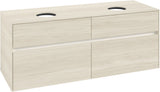 Villeroy & Boch Waschtischunterschrank Collaro C048 B0 1400 mm White Oak mit Beleuchtung und SoftClosing