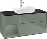 Villeroy & Boch Finion Waschtischunterschrank 1200 mm Glossy White Lacquer mit Beleuchtung