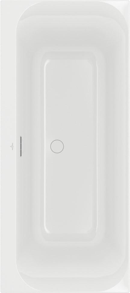 Villeroy & Boch Loop & Friends Rechteck-Badewanne 1700x750mm Weiß Alpin – Einbauwanne mit Überlauf