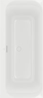 Villeroy & Boch Loop & Friends Rechteck-Badewanne 1700x750mm Weiß Alpin – Einbauwanne mit Überlauf
