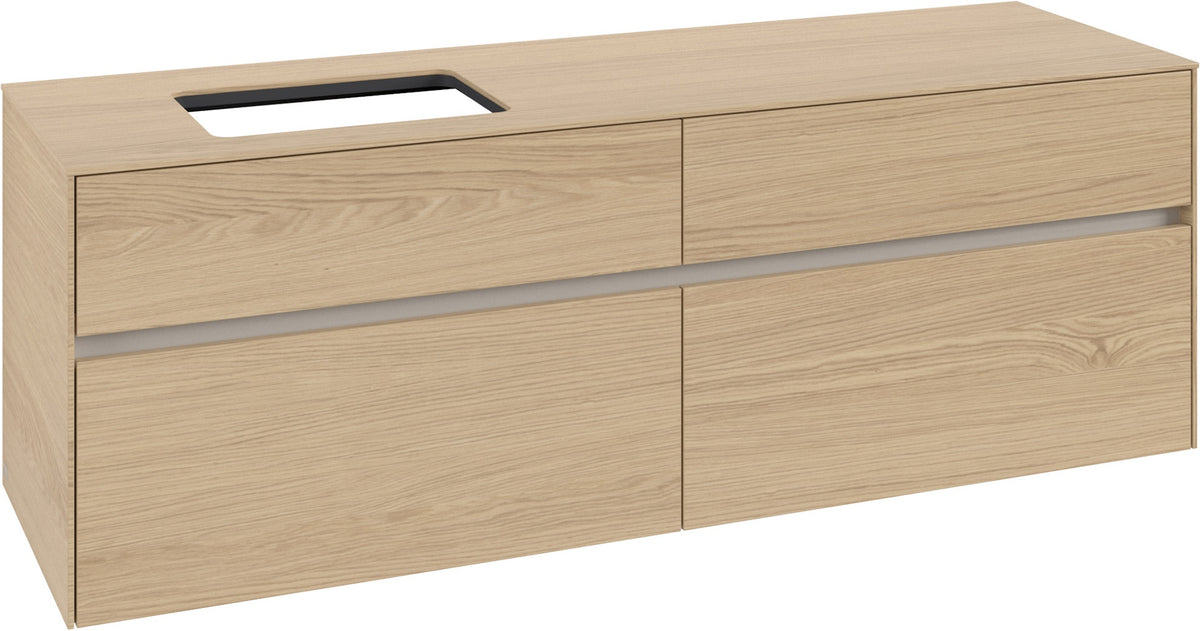 Villeroy & Boch Waschtischunterschrank Collaro 1600 mm Nordic Oak mit 4 Auszügen