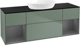 Villeroy & Boch Finion Waschtischunterschrank 1600 mm Glossy White Lacquer mit Beleuchtung