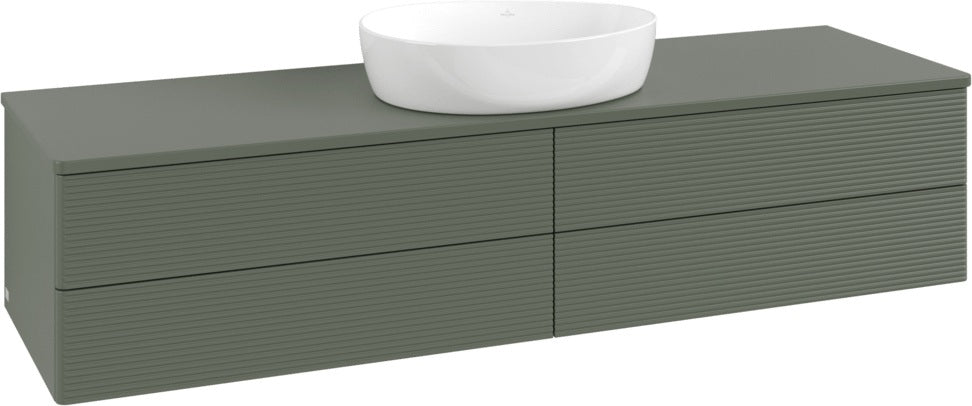 Villeroy & Boch Waschtischunterschrank Antao 1600 mm Glossy White Lacquer mit 4 Auszügen