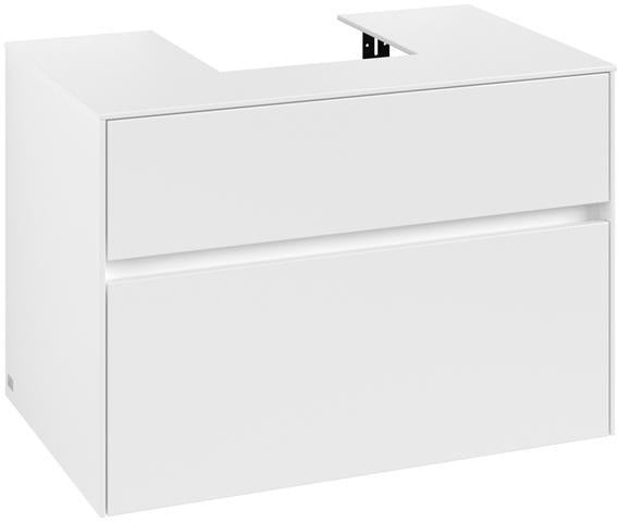 Villeroy & Boch Waschbeckenunterschrank Collaro C09300 800 mm White Matt mit SoftClosing
