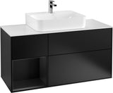 Villeroy & Boch Finion Waschtischunterschrank G161G 1200 mm Glossy White Lacquer mit LED-Beleuchtung