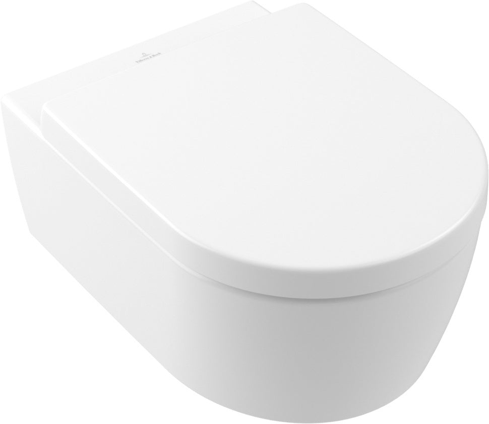Villeroy & Boch WC-Sitz Avento 9M77C1 – Oval, Duroplast, SoftClosing & QuickRelease, Weiß Alpin