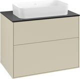 Villeroy & Boch Waschtischunterschrank Finion G6310 800 mm Anthracite Matt Lacquer mit Beleuchtung