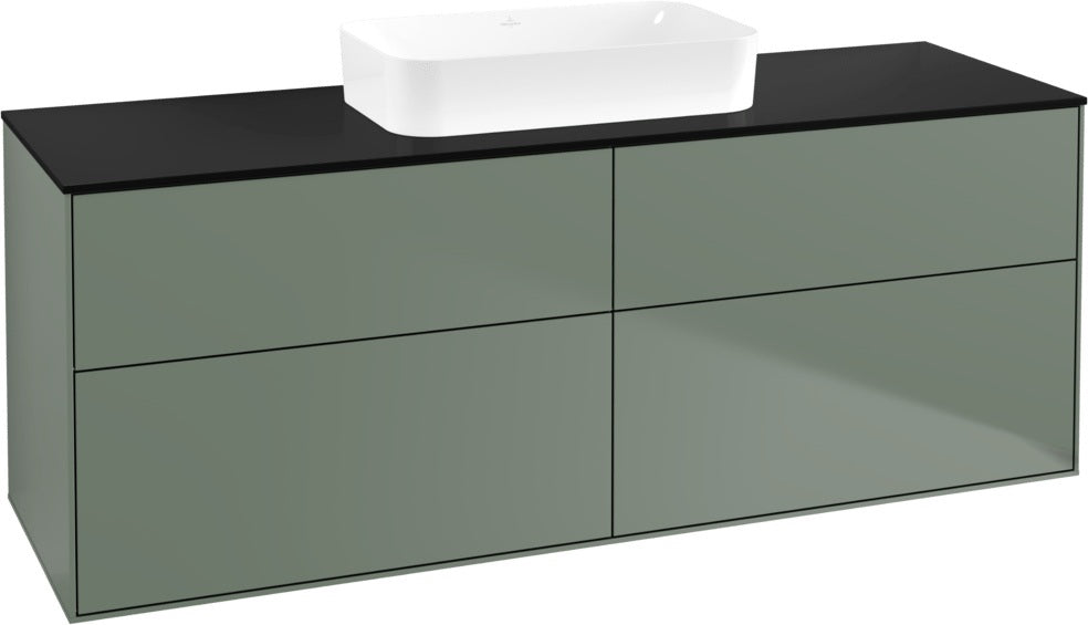 Villeroy & Boch Finion Waschtischunterschrank 1600 mm Glossy White Lacquer mit 4 Auszügen