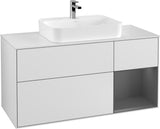 Villeroy & Boch Waschtischunterschrank Finion F421G 1200 mm Glossy White Lacquer