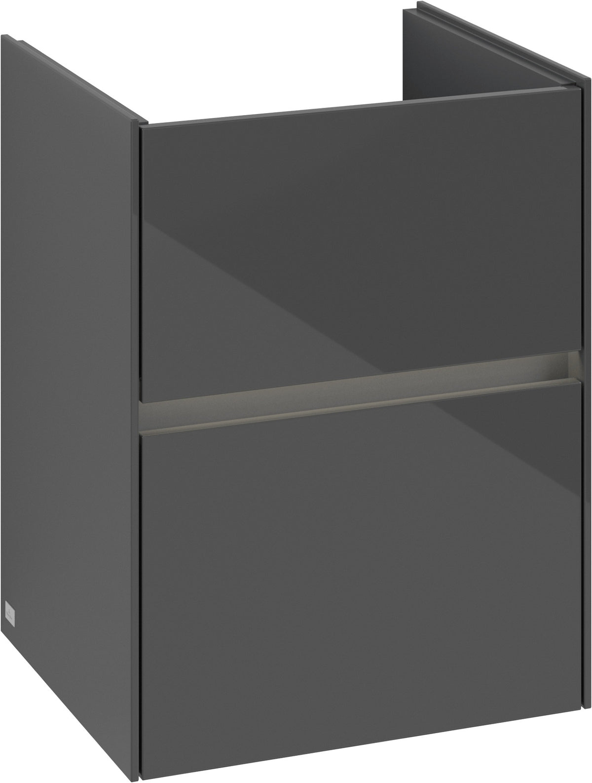 Villeroy & Boch Waschtischunterschrank Collaro C141 B0 Glossy White mit LED-Beleuchtung 472 mm
