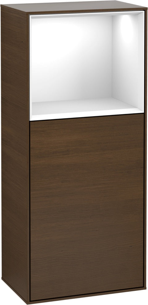 Villeroy & Boch Finion Seitenschrank G510GF, 418 mm, Glossy White Lacquer, mit Beleuchtung