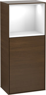 Villeroy & Boch Finion Seitenschrank G510GF, 418 mm, Glossy White Lacquer, mit Beleuchtung
