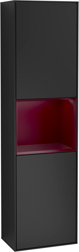 Villeroy & Boch Hochschrank Finion F460GF – 418 mm, Glossy White Lacquer, mit Beleuchtung & SoftClosing