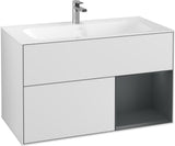 Villeroy & Boch Finion Waschtischunterschrank 996 mm White Matt Lacquer mit Beleuchtung