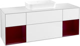 Villeroy & Boch Finion Waschtischunterschrank 1600 mm Glossy White Lacquer mit Beleuchtung