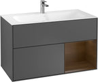 anthrazit / Mitteldichte Faserplatte (MDF) / F040G N