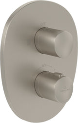 Villeroy & Boch Antao Unterputz-Thermostat mit Einwege-Mengenregulierung, rund, Chrom