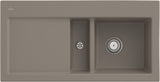 Villeroy & Boch Einbauspüle Subway 60 Ivory CeramicPlus – 1000 mm Keramik mit Abtropffläche