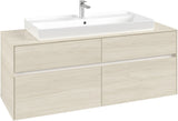 Villeroy & Boch Waschbeckenunterschrank Collaro C092 White Oak 1400 mm