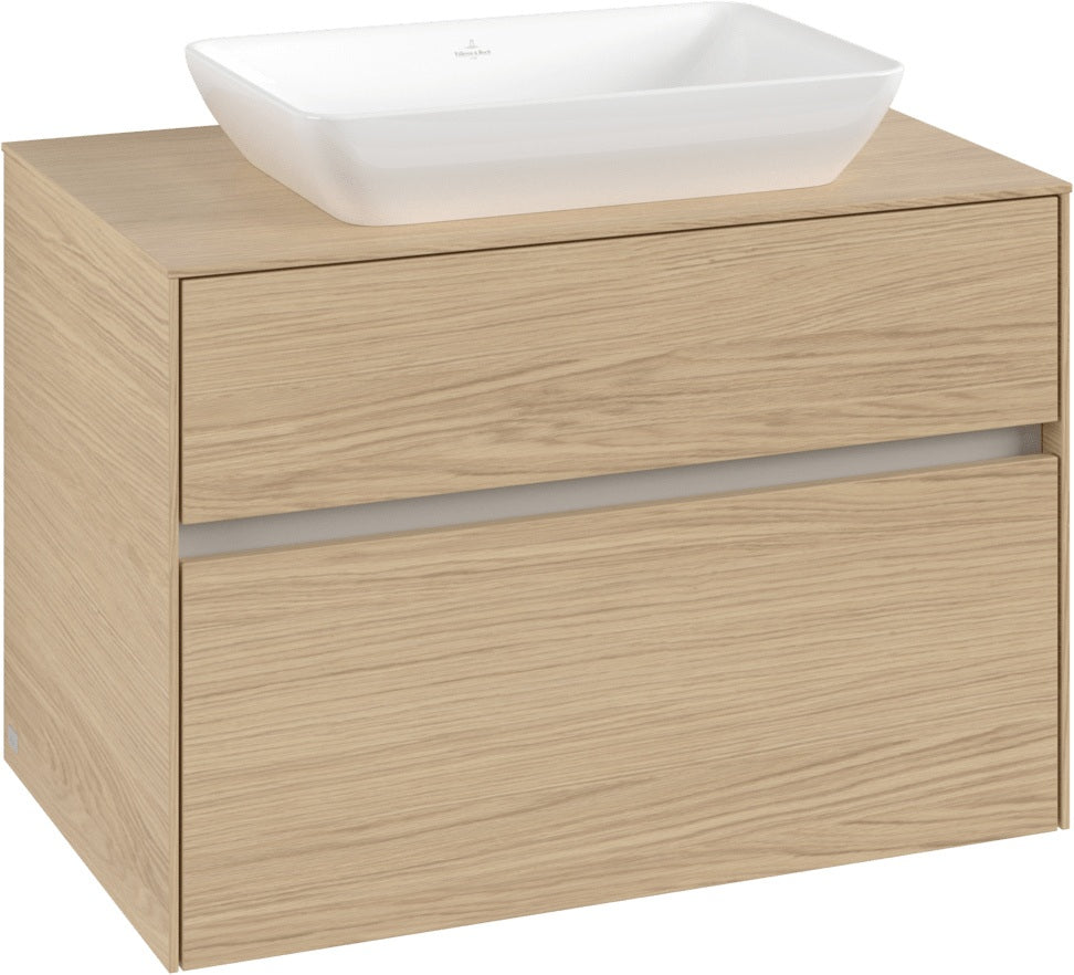 Villeroy & Boch Waschtischunterschrank Collaro C108 Nordic Oak 800 mm mit SoftClosing