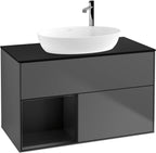 anthrazit / Mitteldichte Faserplatte (MDF) / G892P D