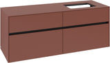 Villeroy & Boch Waschtischunterschrank Collaro C118 B0 1400 mm White Oak mit Beleuchtung und SoftClosing