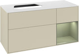 Villeroy & Boch Waschtischunterschrank Finion F401G 1200 mm Glossy White Lacquer mit Beleuchtung