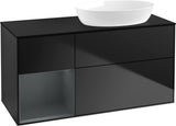 Villeroy & Boch Waschtischunterschrank Finion FA42G 1200 mm Glossy White Lacquer mit Beleuchtung