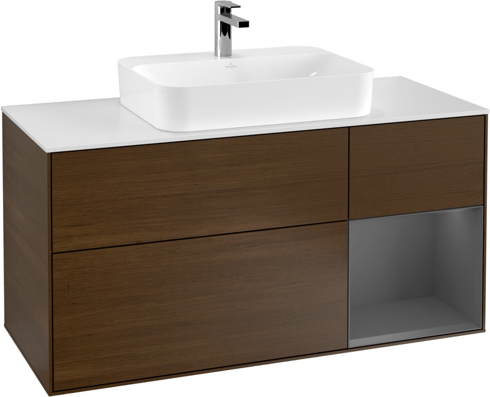 Villeroy & Boch Waschtischunterschrank Finion F421G 1200 mm Glossy White Lacquer