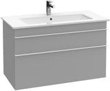 Villeroy & Boch VENTICELLO Waschtischunterschrank 753 mm Santana Oak mit 2 Auszügen und Glasabtrennungen