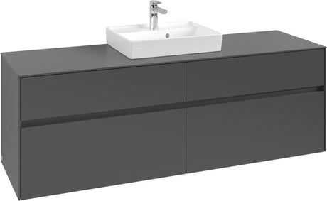 Villeroy & Boch Waschtischunterschrank Collaro C077 B0 1600 mm White Oak mit Beleuchtung und SoftClosing