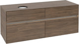 Villeroy & Boch Waschtischunterschrank Collaro C046 B0 1400 mm Arizona Oak mit Beleuchtung