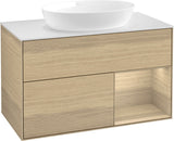 Villeroy & Boch Finion Waschtischunterschrank FA21GFGF 1000 mm Glossy White Lacquer