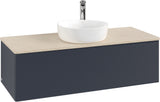 Villeroy & Boch Waschtischunterschrank Antao 1200 mm Anthrazit Matt Lack mit LED-Beleuchtung