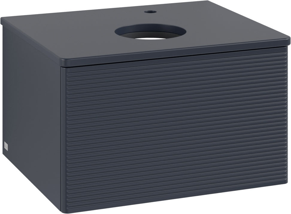 Villeroy & Boch Waschtischunterschrank Antao 600 mm Anthrazit Matt mit LED-Auszugsbeleuchtung