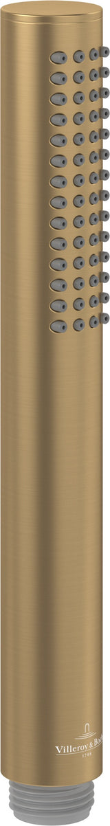 Villeroy & Boch Verve Showers Handbrause TVS10900600 – Rund, Chrom, Messing, EasyClean