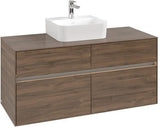 Villeroy & Boch Waschbeckenunterschrank Collaro C097B0 1200 mm Arizona Oak mit Beleuchtung & SoftClosing
