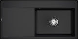 Villeroy & Boch Subway Style 60 Flat Einbauspüle 980x490mm Ebony CeramicPlus