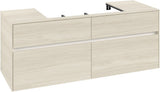 Villeroy & Boch Waschtischunterschrank Collaro C088 1400 mm White Oak, 4 Auszüge, SoftClosing
