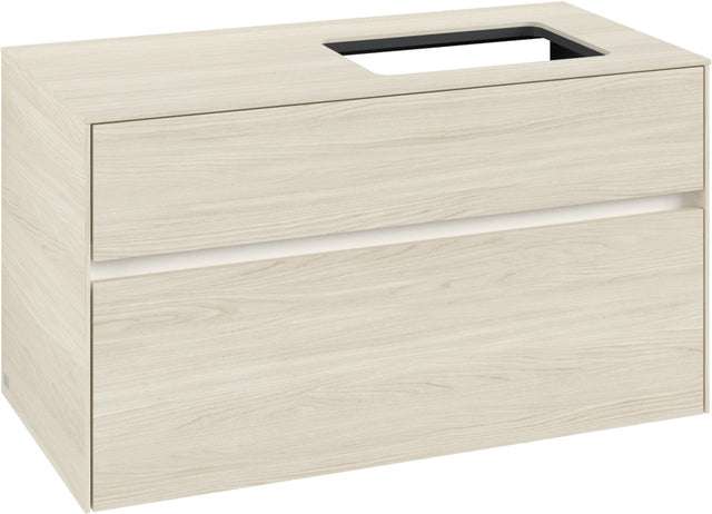 Villeroy & Boch Waschtischunterschrank Collaro C111 B0 1000 mm White Oak mit Beleuchtung & SoftClosing