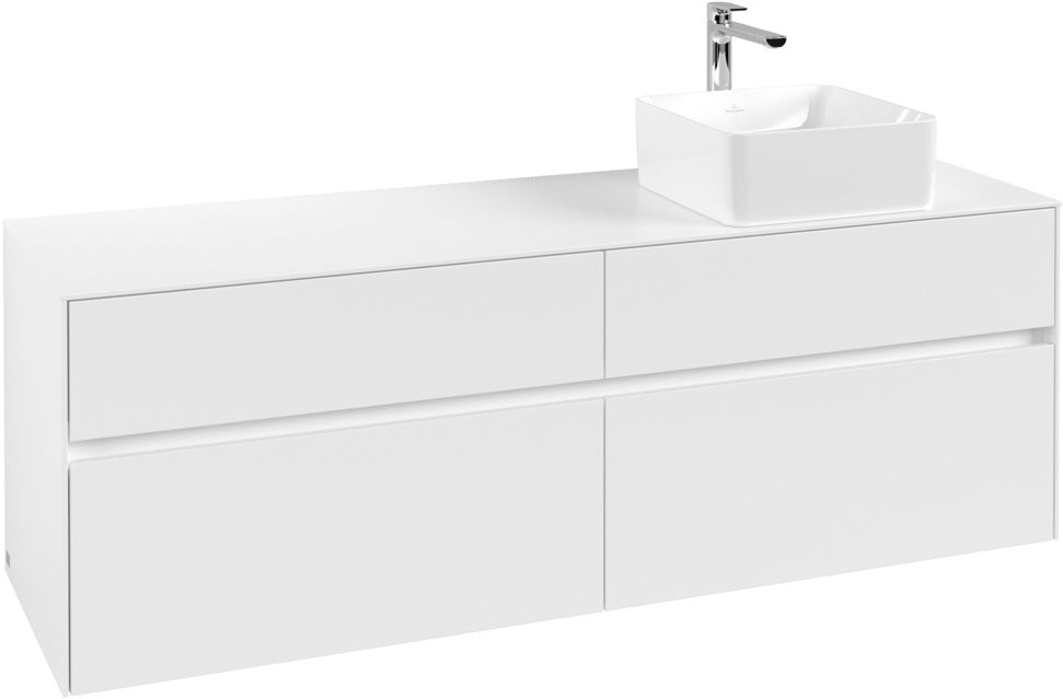 Villeroy & Boch Waschtischunterschrank Collaro C05100 1600 mm White Matt mit 4 Auszügen