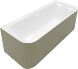 Villeroy & Boch Loop & Friends Vorwand-Badewanne 1800x800mm Weiß Alpin – 2 Personen, Acryl, mit Füßen