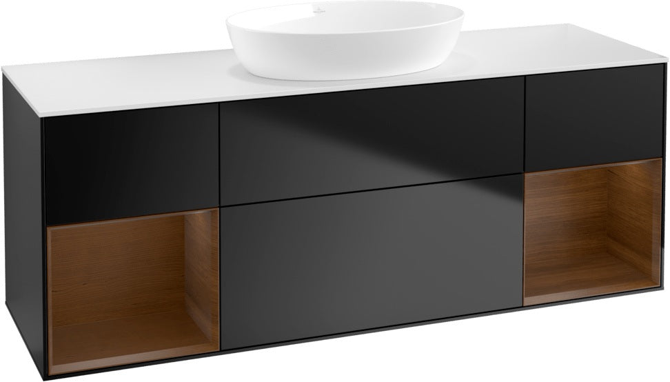 Villeroy & Boch Finion Waschtischunterschrank GD01GF 1600 mm Glossy White Lacquer mit Beleuchtung