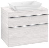 Villeroy & Boch Venticello Waschtischunterschrank 757 mm Glossy White mit 2 Auszügen