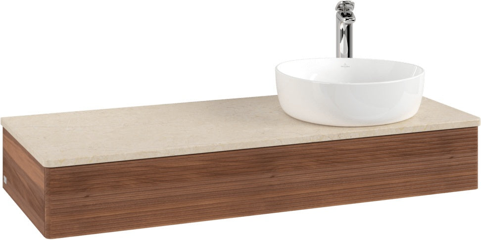 Villeroy & Boch Waschbeckenunterschrank Antao K12153 1200 mm Warm Walnut mit Auszug