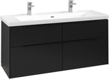 Villeroy & Boch Waschtischunterschrank Subway 3.0 C 602L0, 1272 mm, Brilliant White, mit LED-Beleuchtung