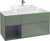 Villeroy & Boch Finion Waschtischunterschrank G161G 1200 mm Glossy White Lacquer mit LED-Beleuchtung