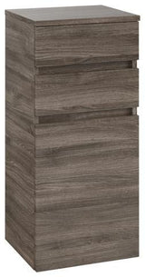 Villeroy & Boch Seitenschrank Legato B72800 400x870x350mm Kansas Oak – Wandhängend, Soft-Close, 2 Schubladen