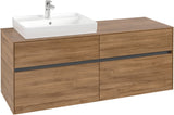 Villeroy & Boch Waschtischunterschrank Collaro C085 Kansas Oak 1400 mm mit 4 Auszügen